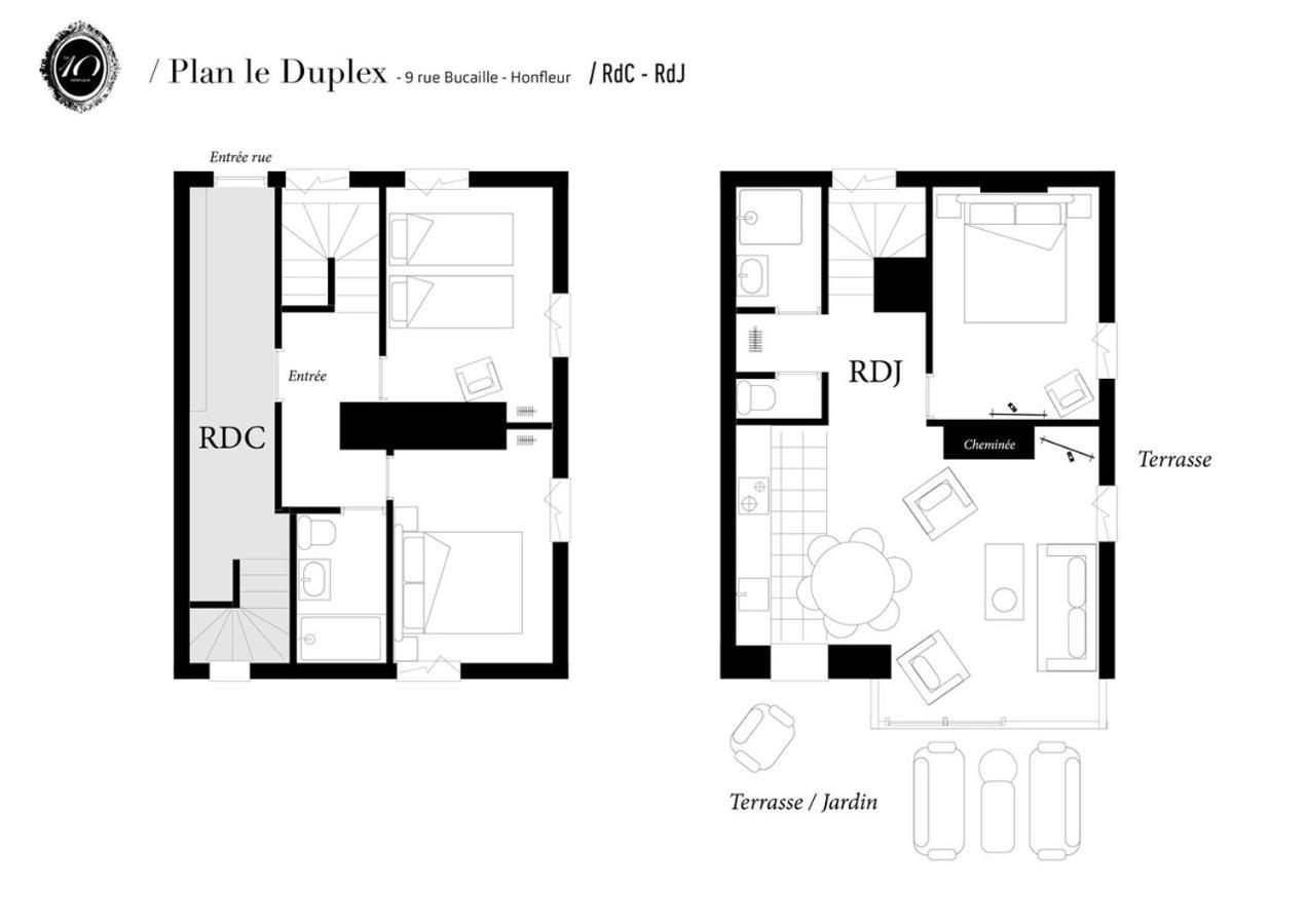 דירות La Petite Adresse Du 10הונפלר מראה חיצוני תמונה