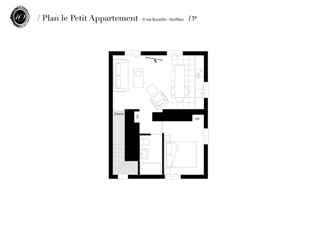דירות La Petite Adresse Du 10הונפלר מראה חיצוני תמונה
